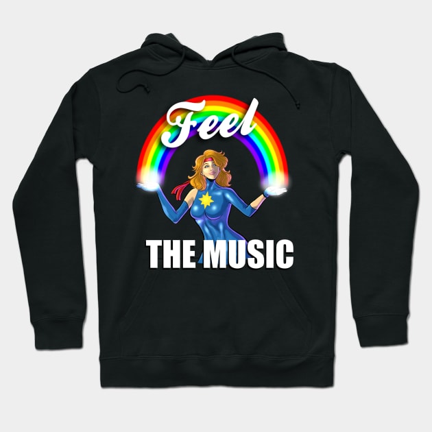 Rainbow Dazzler Hoodie by sergetowers80